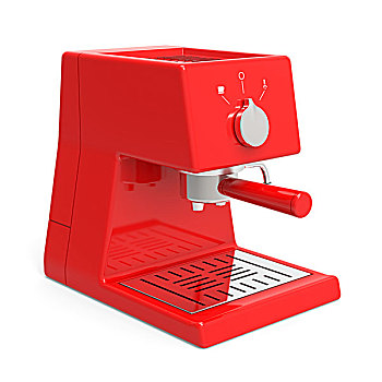 红色,浓缩咖啡机