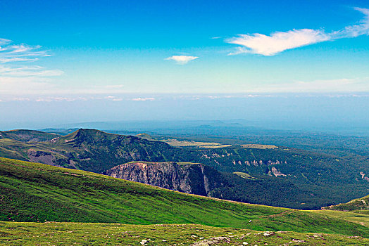 长白山地质森林自然景观