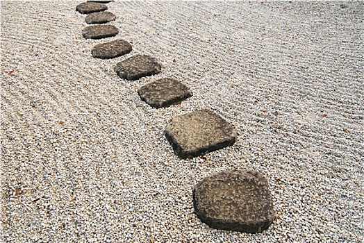 日本,石头,道路