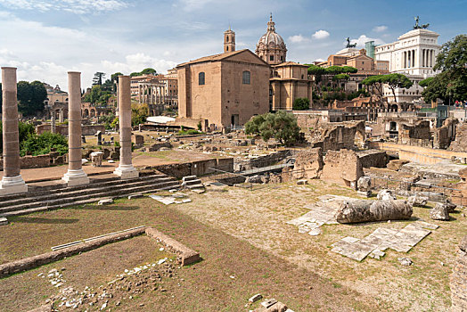罗马凯撒会堂和维纳斯神殿遗迹
