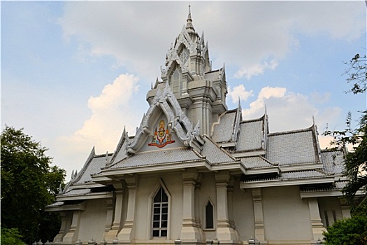 灰色,庙宇,国家图书馆,曼谷,泰国