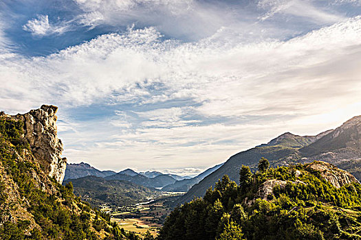 山谷,风景,岩石构造,拉各斯,区域,智利