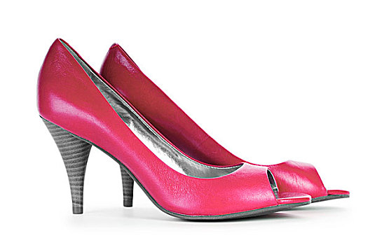 红色,女性,鞋,时尚,概念