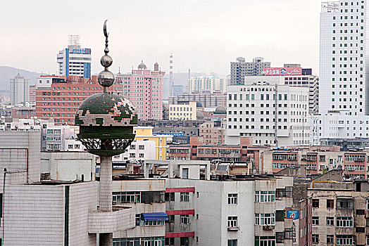 新疆乌鲁木齐,天山区,建筑群