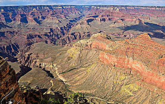 侵蚀,峡谷,风景,科罗拉多河,南缘,大峡谷,亚利桑那,美国,北美