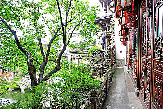 平和,风景,中国,古代建筑