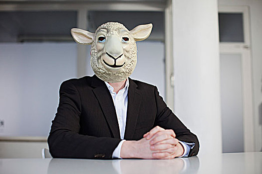 绵羊,面具