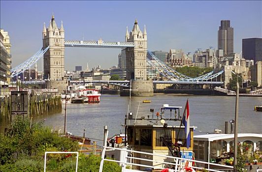 塔桥,船屋,伦敦,英格兰,英国