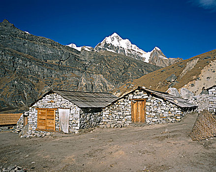 夏尔巴人,乡村,住宅区,地区,尼泊尔