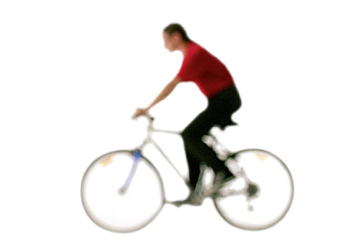剪影,骑自行车,侧面视角,白色背景,背景,散焦