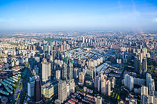 上海高楼陆家嘴苏州河