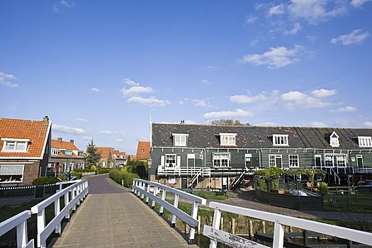 桥,附近,北荷兰,荷兰
