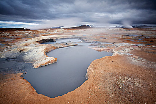 地点,米湖,北方,冰岛,欧洲