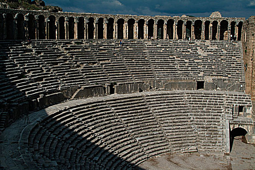 座椅,拱,罗马,圆形剧场