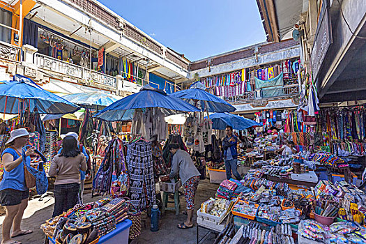 巴厘岛,乌布,传统市场,印度尼西亚