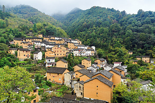 中国安徽省黄山市歙县深度镇阳产土楼古村