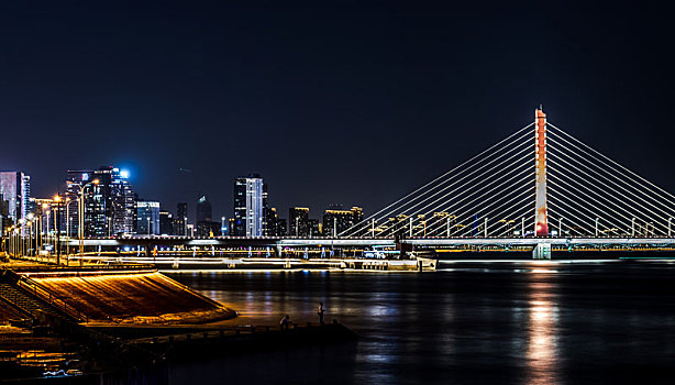 杭州钱江新城夜景