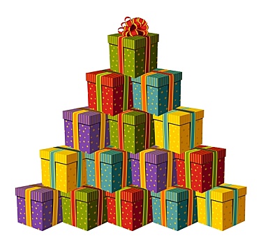 礼盒,圣诞树