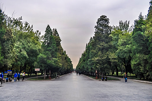 北京天坛公园景区景观
