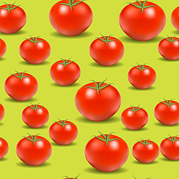 新鲜,红色,西红柿,图案