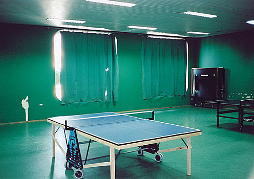 乒乓球,比赛,房间