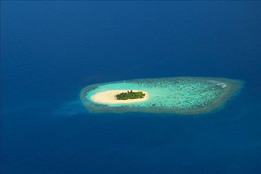 环礁,马尔代夫,印度洋