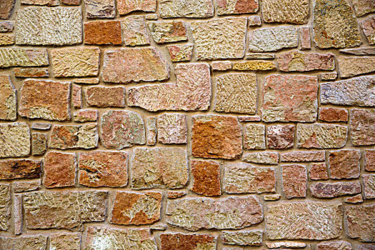 砖石建筑,墙壁,马斯拉奇,特鲁埃尔,阿拉贡,西班牙