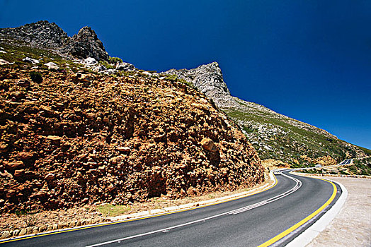 南非,福尔斯湾,沿岸,道路,公路,东方,大幅,尺寸