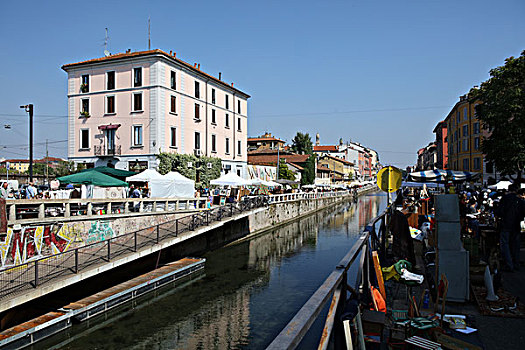 米兰运河市场