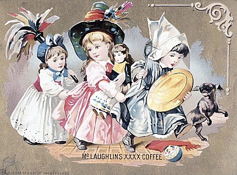 咖啡,交易,卡,美国,伊利诺斯,芝加哥,图书馆,19世纪
