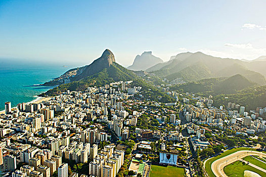 俯视,风景,伊帕内玛,巴西