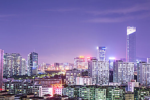 深圳市南山区夜景