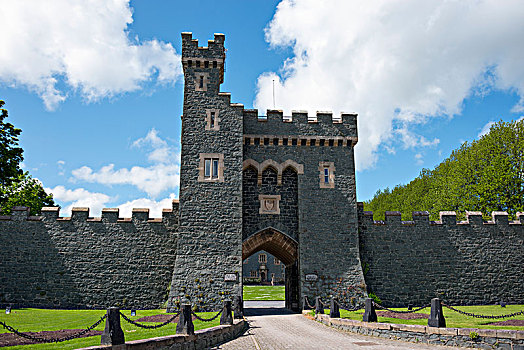 城堡,北爱尔兰,英国,欧洲
