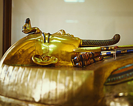 埃及,开罗,博物馆,棺材