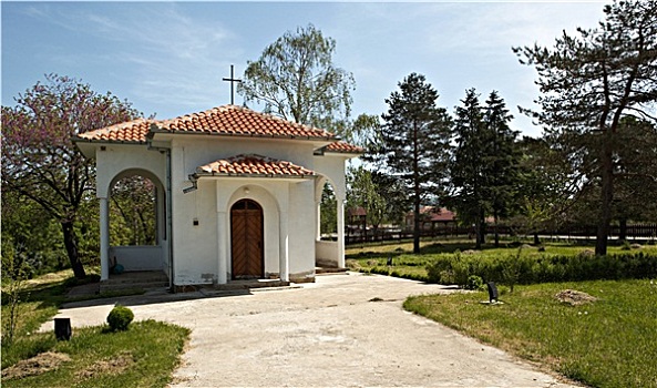 教堂,乡村,保加利亚
