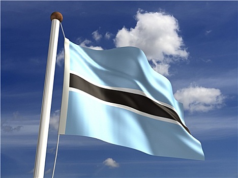博茨瓦纳,旗帜