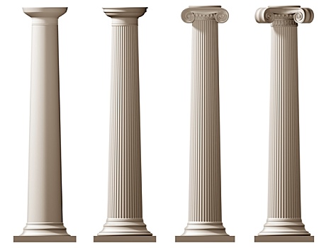 罗马,多利安式,爱奥尼克柱式,柱子