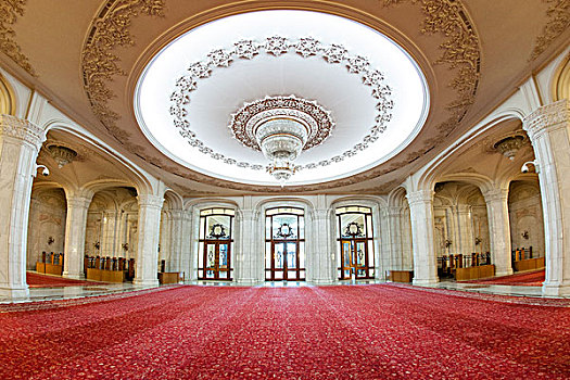 室内,宫殿,议会,布加勒斯特,罗马尼亚