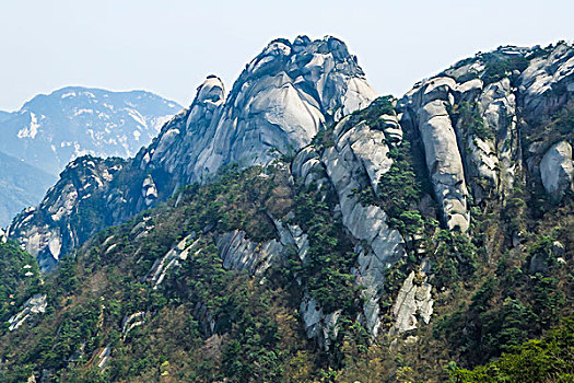 天柱山峰峦