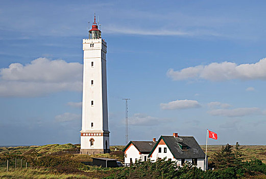灯塔,日德兰半岛,丹麦,欧洲