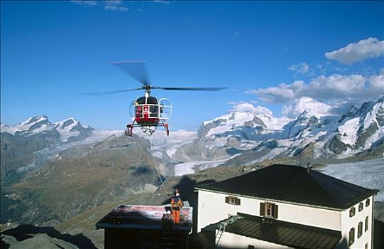 高山,直升飞机,马塔角,阿尔卑斯山