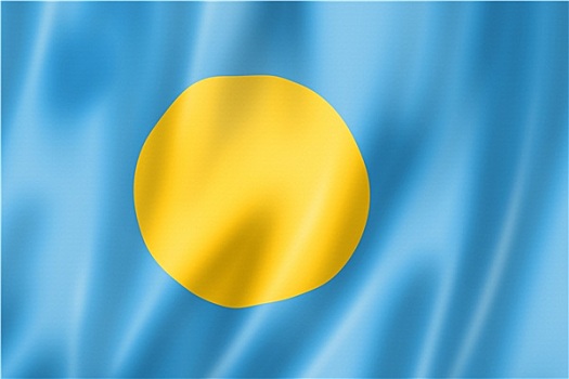 帕劳,旗帜