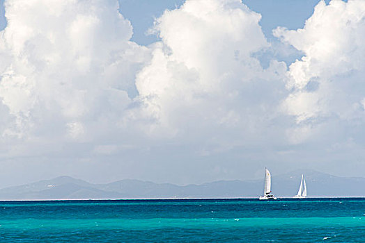 英属维京群岛,帆船,导航,加勒比海