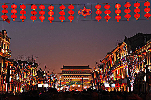 中秋节前门灯会