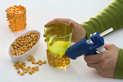 玻璃花瓶,遮盖,玉米,颗粒