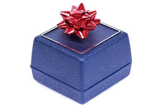 蓝色,礼物,珠宝,盒子