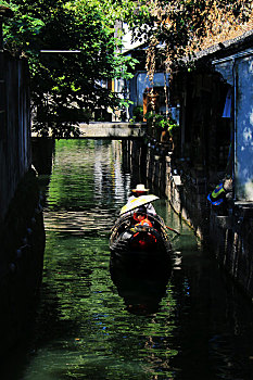 浙江绍兴市安昌古镇旅游