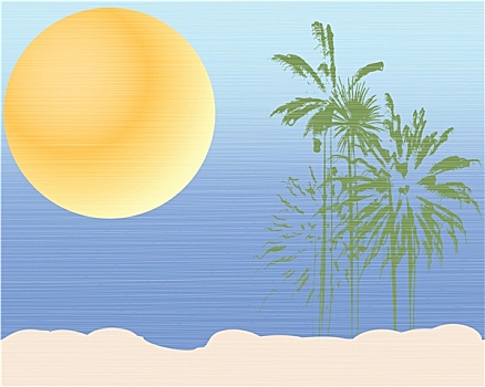 棕榈树,热带