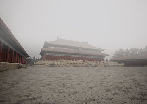 北京故宫,太庙,大殿