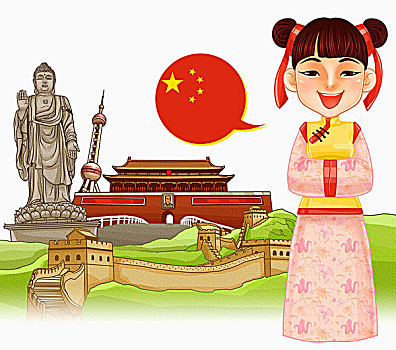 一個(gè)人,場景,中國